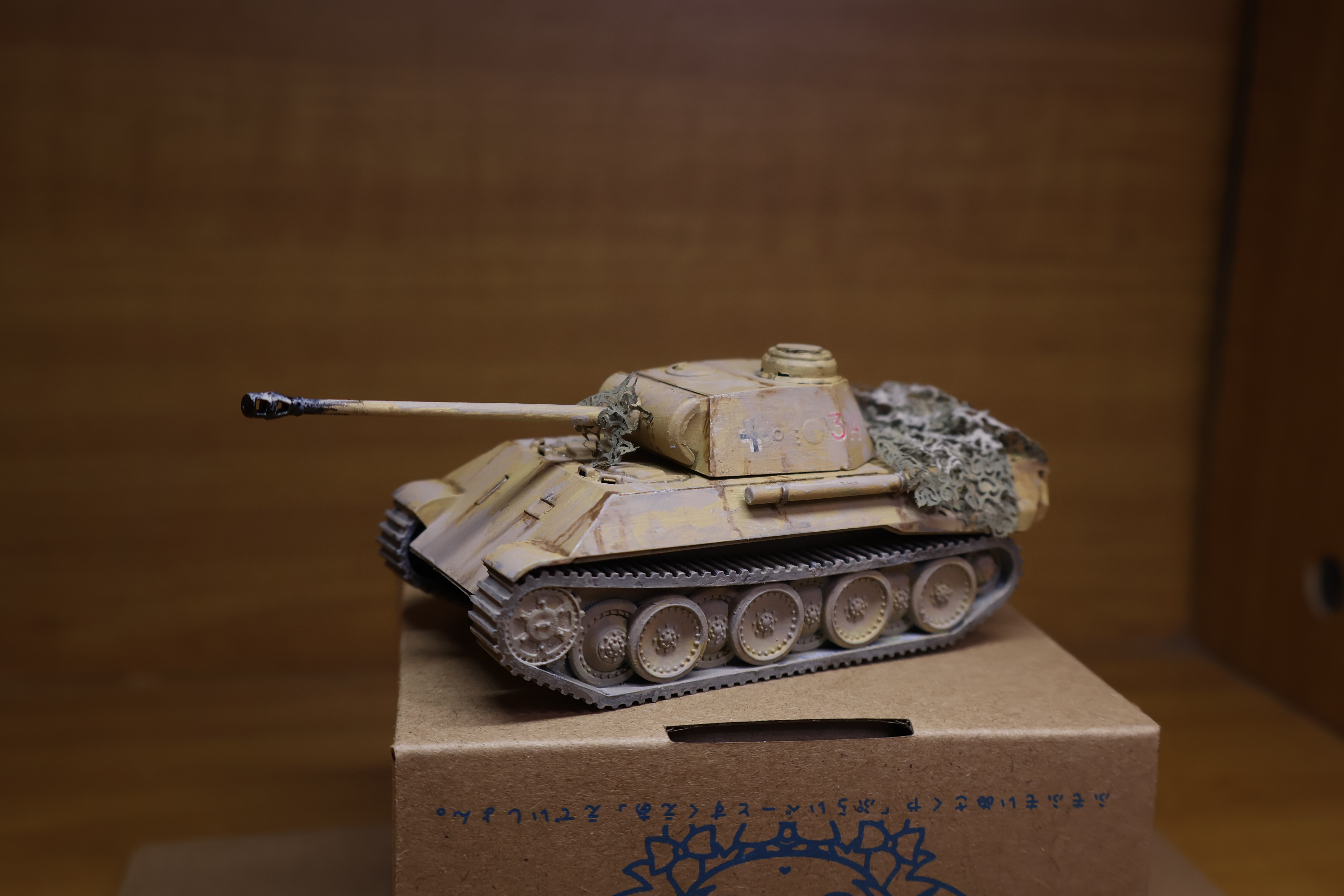只要6.6r的豹式坦克D型，4D模型1:72